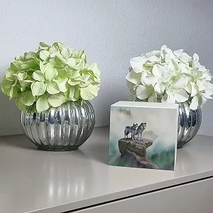 Скарбничка Вовк дерев'яна Вовча пара містична synthetic.ua - Фото 1