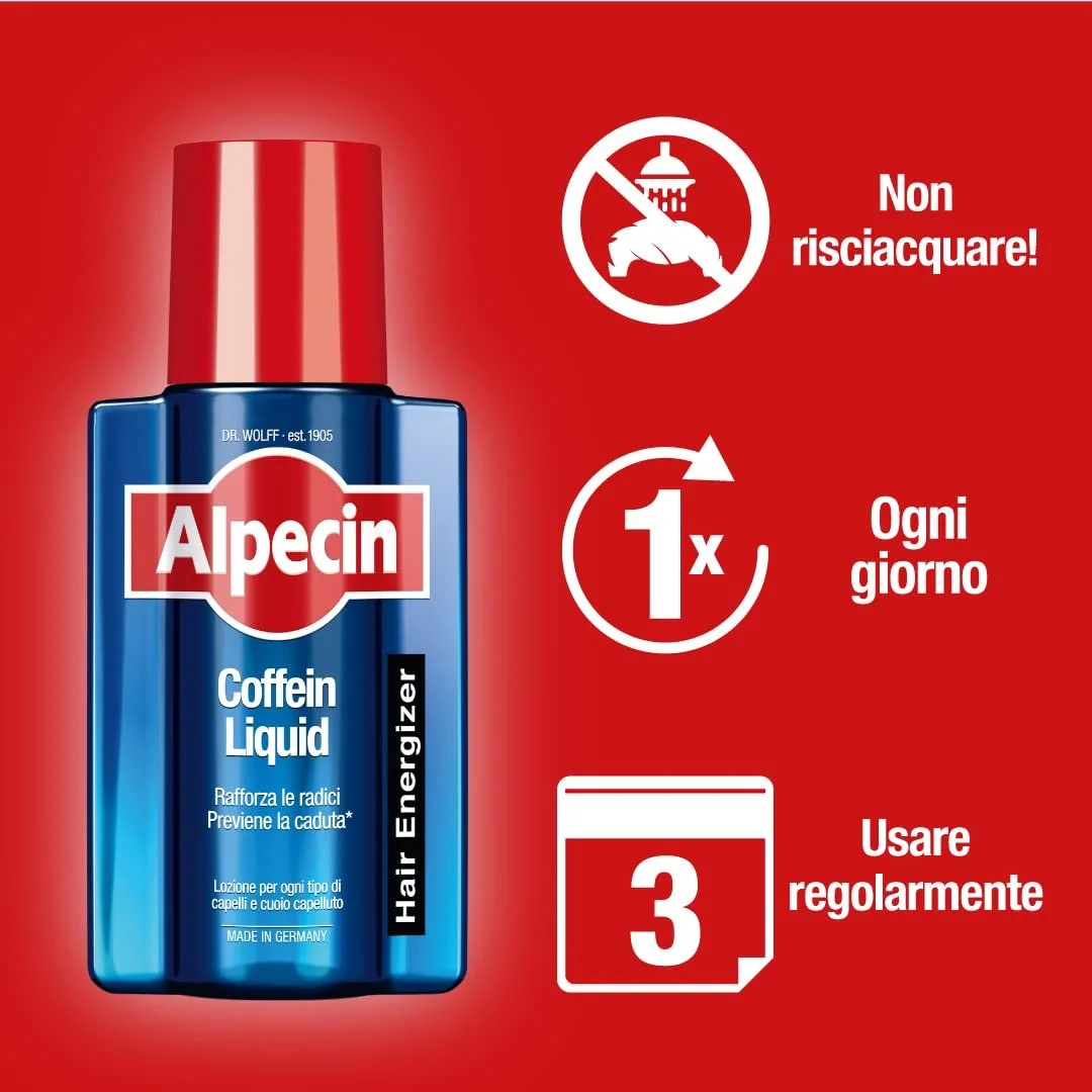 Лосьйон Alpecin Coffein Liquid 3 x 200 мл, фото №4
