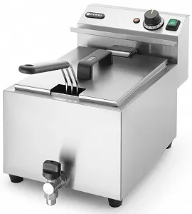 Фритюрниця HENDI 209202 / 3500 Вт / Silver synthetic.ua - Фото 1