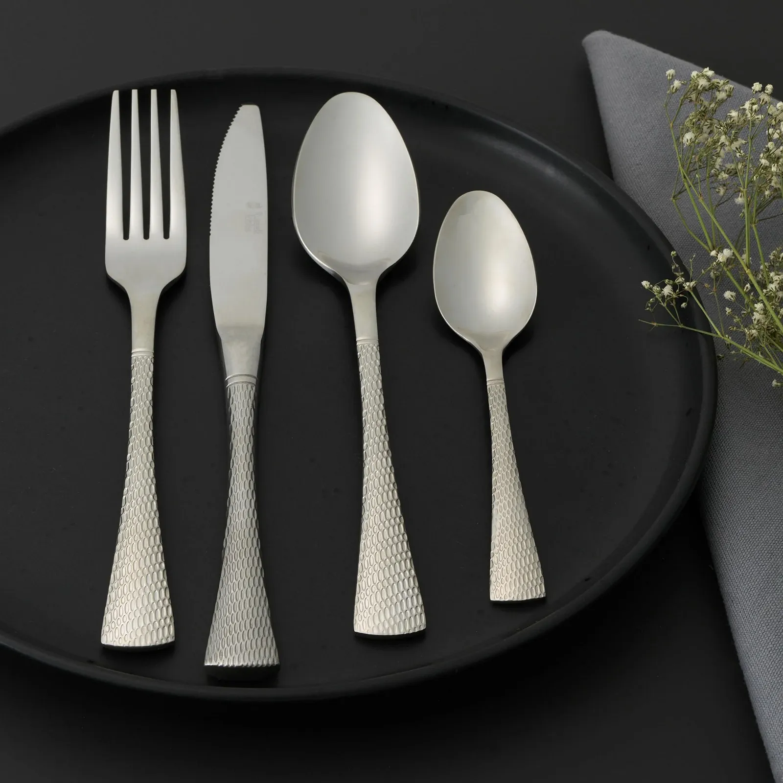 Набор столовых приборов Russell Hobbs Milan на 4 персоны, 16 предметов (нож, вилка, ложка), полированная поверхность, можно мыть в посудомоечной машине, нержавеющая сталь 18/10, фото №5