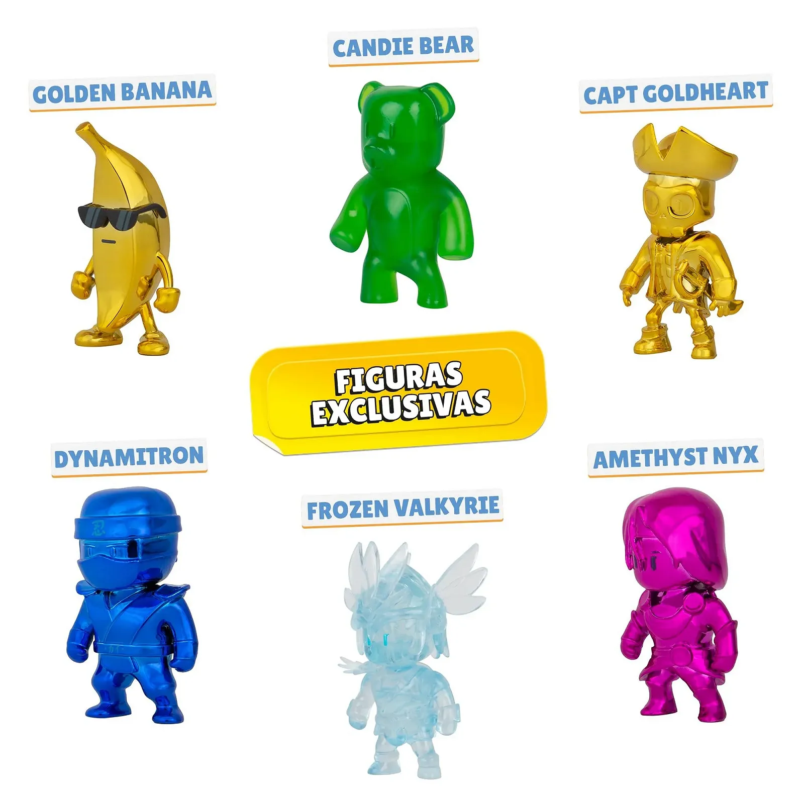 Набор фигурок Bizak Stumble Guys 8 шт 6 см (64112072), фото №6 Набор фигурок Bizak Stumble Guys 8 шт 6 см (64112072), фото №6