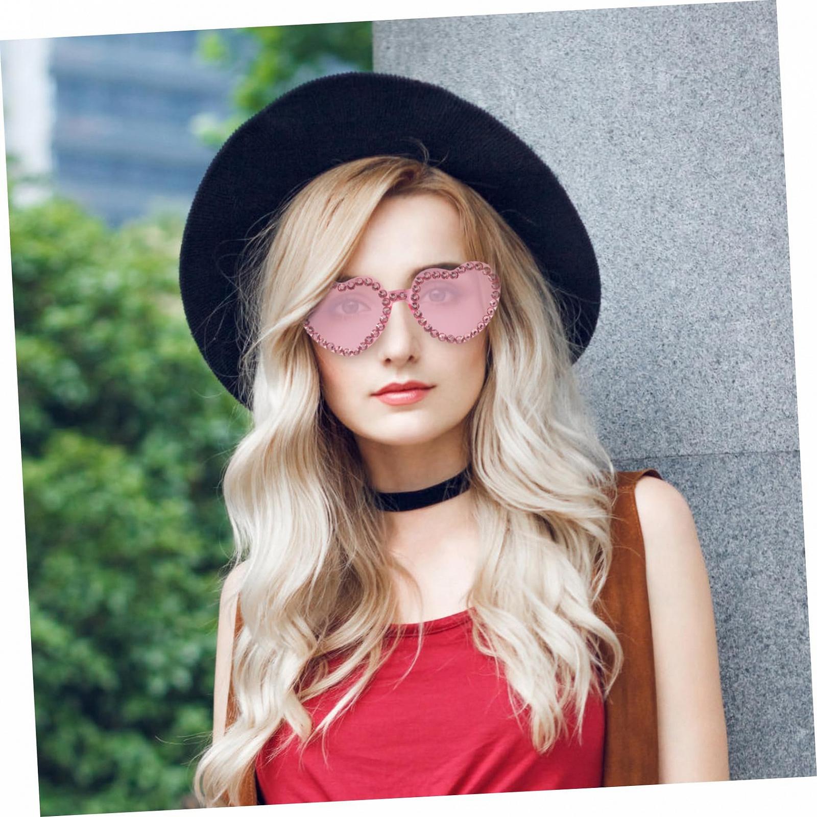 Набор солнцезащитных очков VALICLUD, 5 шт, деревянные боксы для рукоделия, бескаркасные очки, костюмы, маскарад, юбилейные модные очки, украшения для аквариумов, волшебные украшения для очков, фото, фото №7