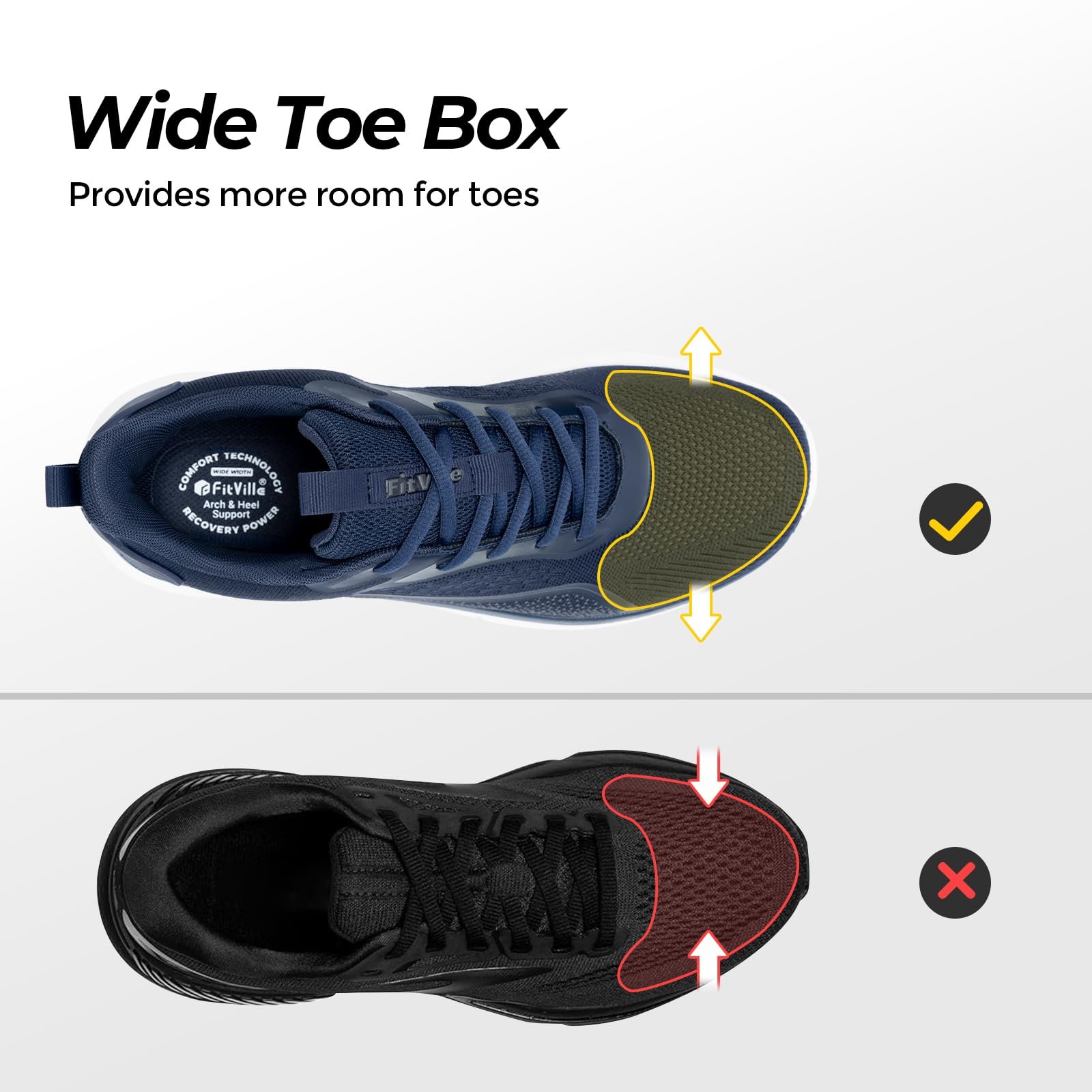 Кросівки FitVille Спортивні Легкі Нековзні, фото №6 Кросівки FitVille Спортивні Легкі Нековзні, фото №6