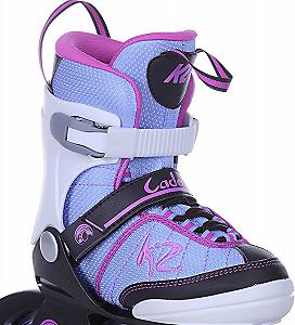 Женские роликовые коньки K2 CADENCE JR Size M (32-37) Blue/Pink synthetic.ua - Фото 1