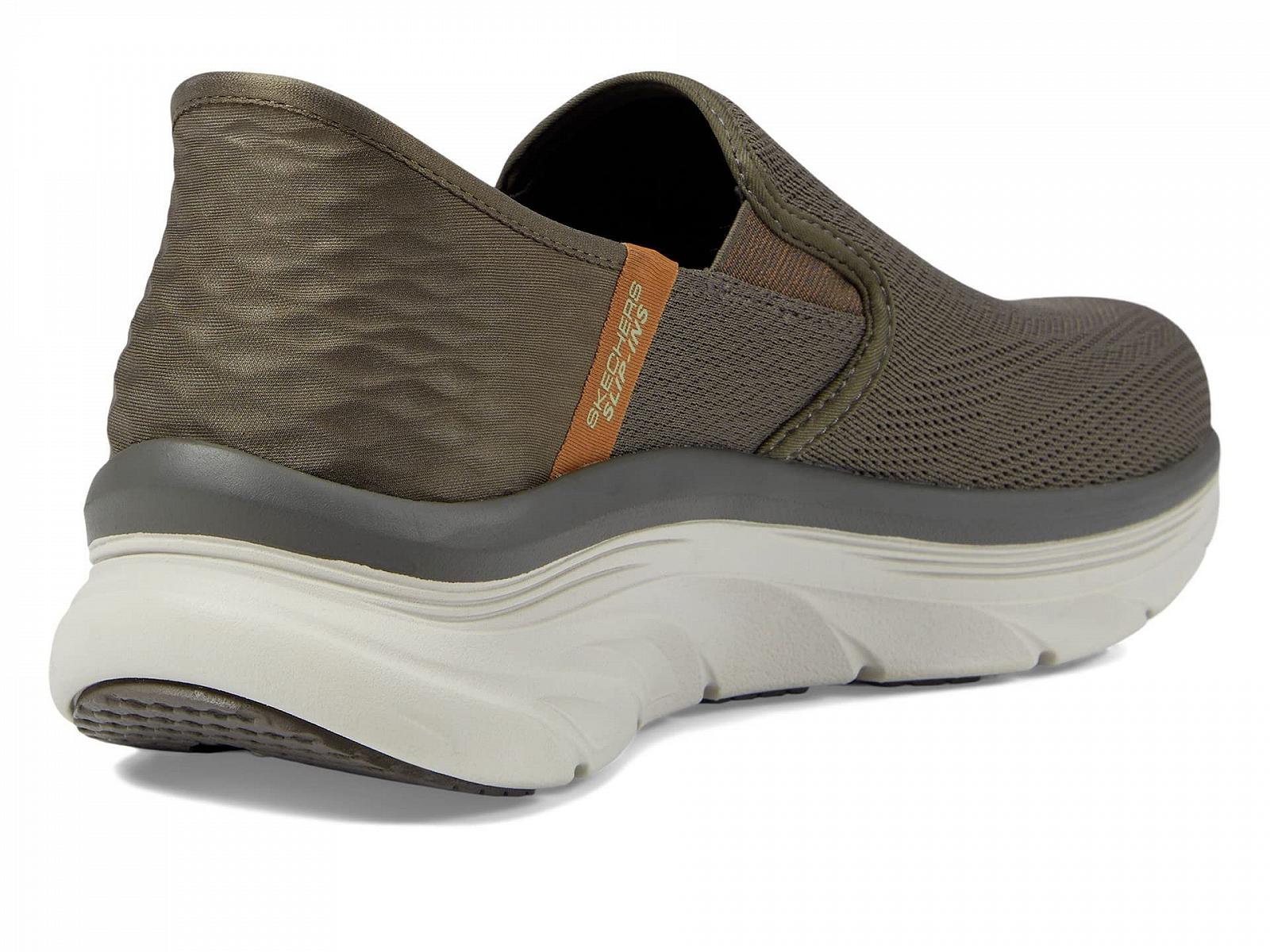 Кроссовки Skechers D'lux Walker мужские, бело-черные, фото №6