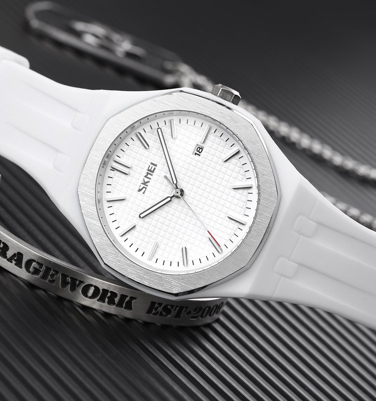 Годинник Skmei 9299WT White, фото №3