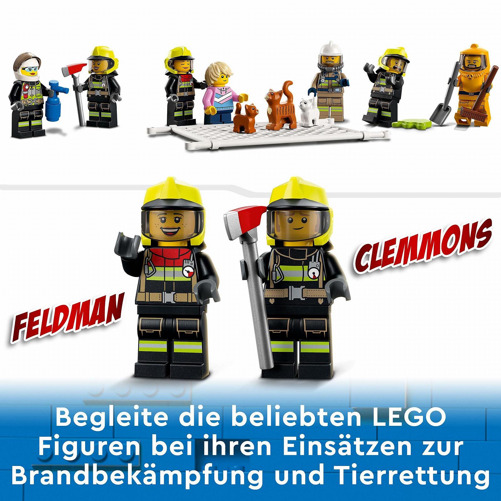 Конструктор LEGO City 60321 Пожарная служба с пожарной машиной, фото №5 Конструктор LEGO City 60321 Пожарная служба с пожарной машиной, фото №5