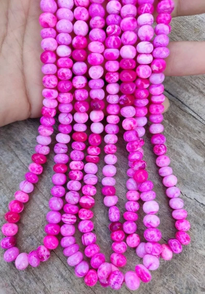 Бусины Опал Круглые Гладкие 7-8 мм, нить длиной 40 см бусины из драгоценных камней для ожерелья, браслета, фото №2