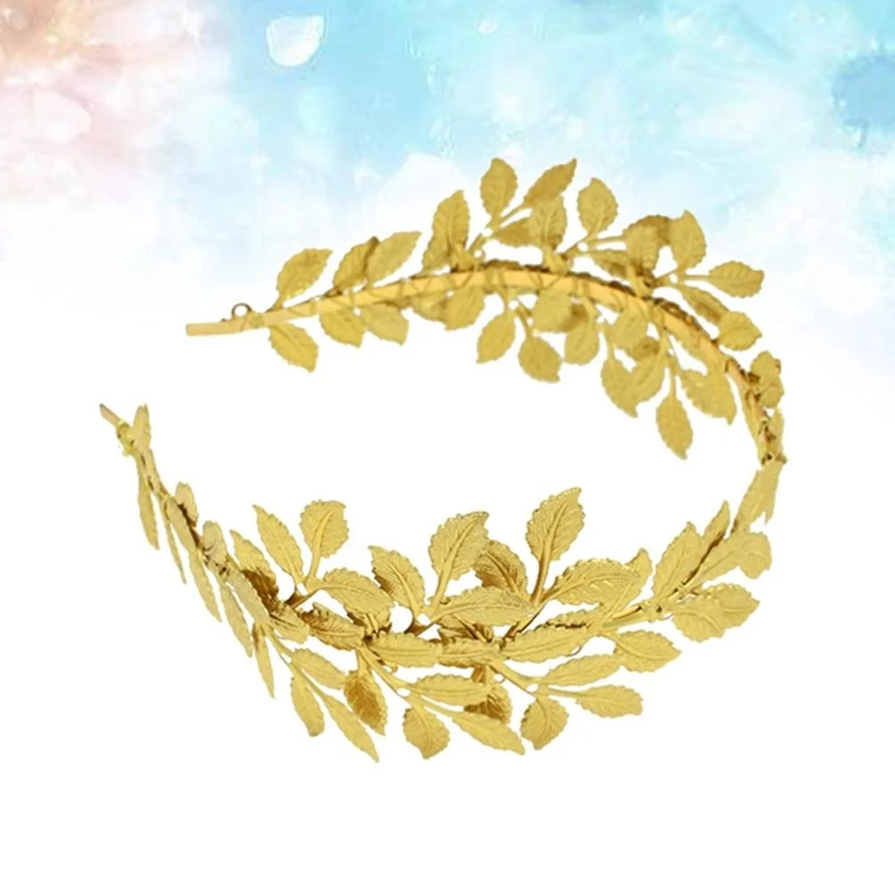 Обруч Золотий Лист Римська Богиня Грецька Богиня, фото №9