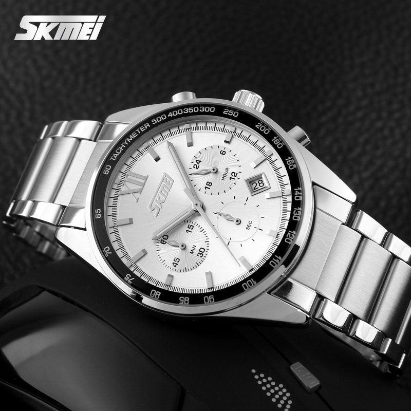 Годинник Skmei 9096 сріблястий, фото №2