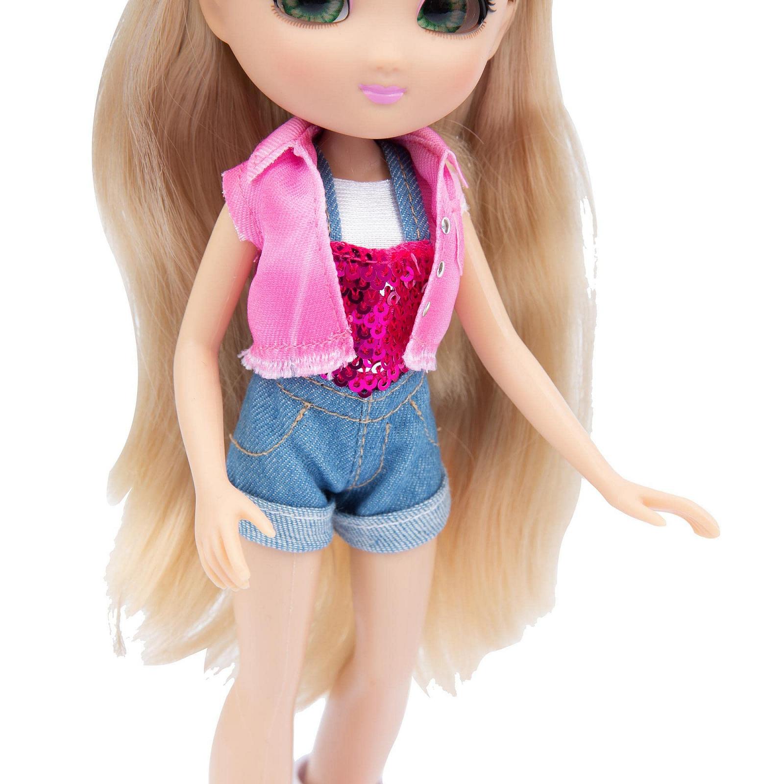 Шарнирная кукла Giochi Preziosi Unique Eyes 25 см с волшебными и глубокими большими глазами, следящими за вашим взглядом Amy Fashion, разноцветная, фото №4