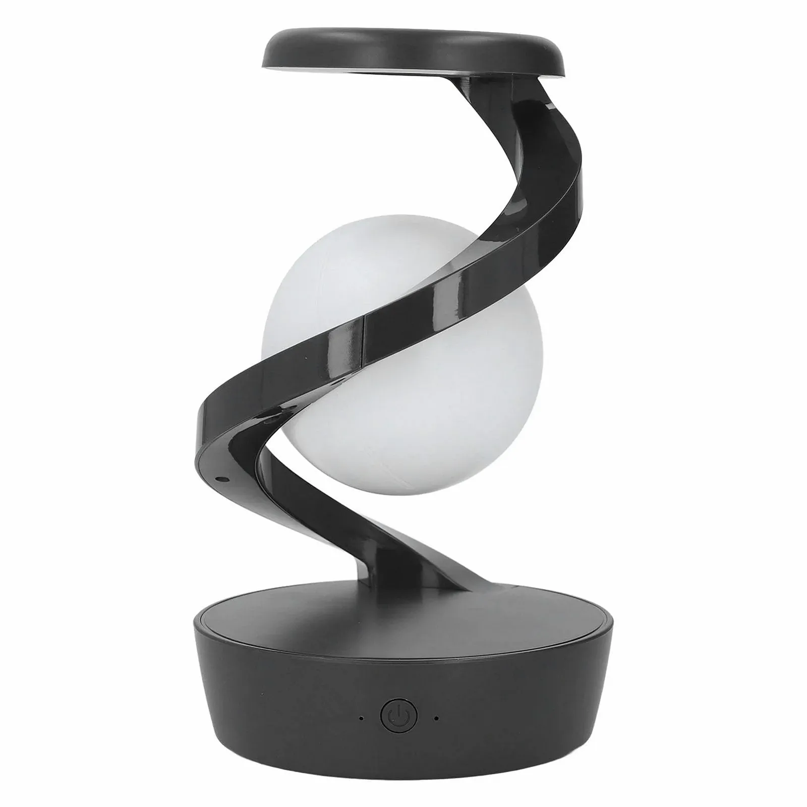 Настільна лампа Hyuduo Spiral Bedside Lamp левітація 3D LED акумуляторна USB-C сіра, фото №1