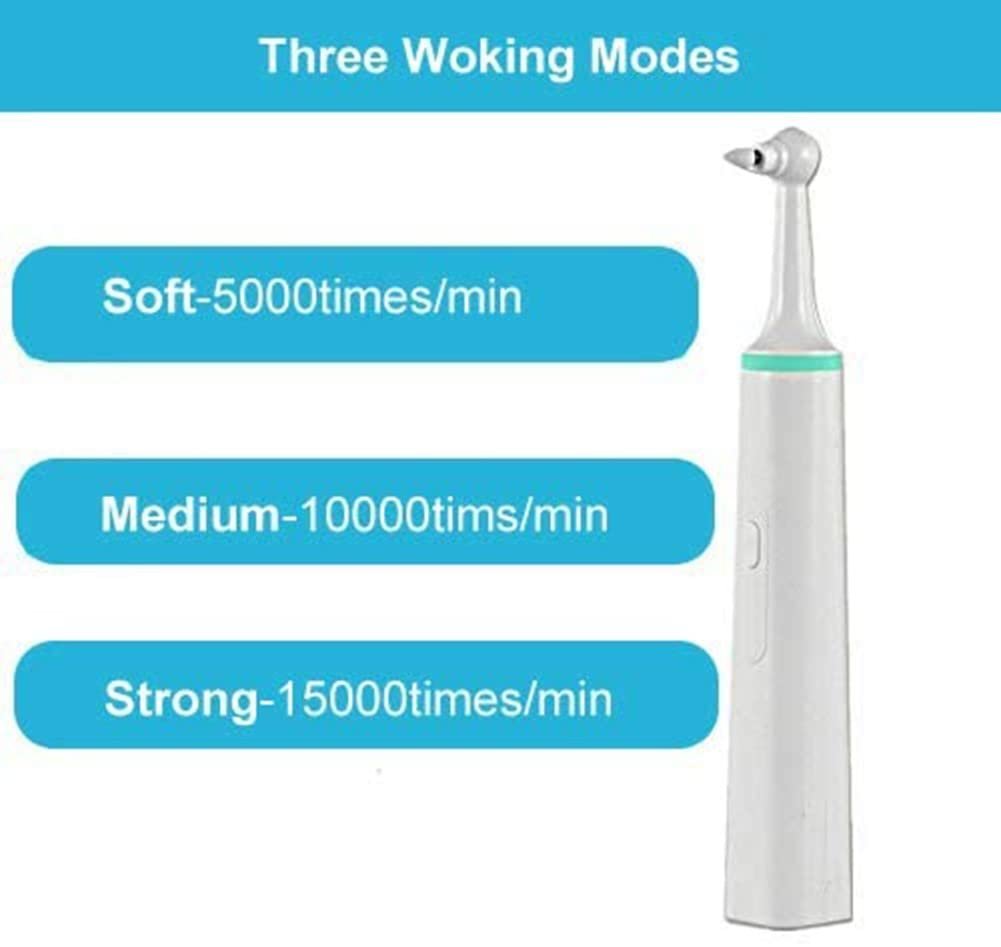 Електрична зубна щітка Danive Portable 3 режими Зелена, фото №3