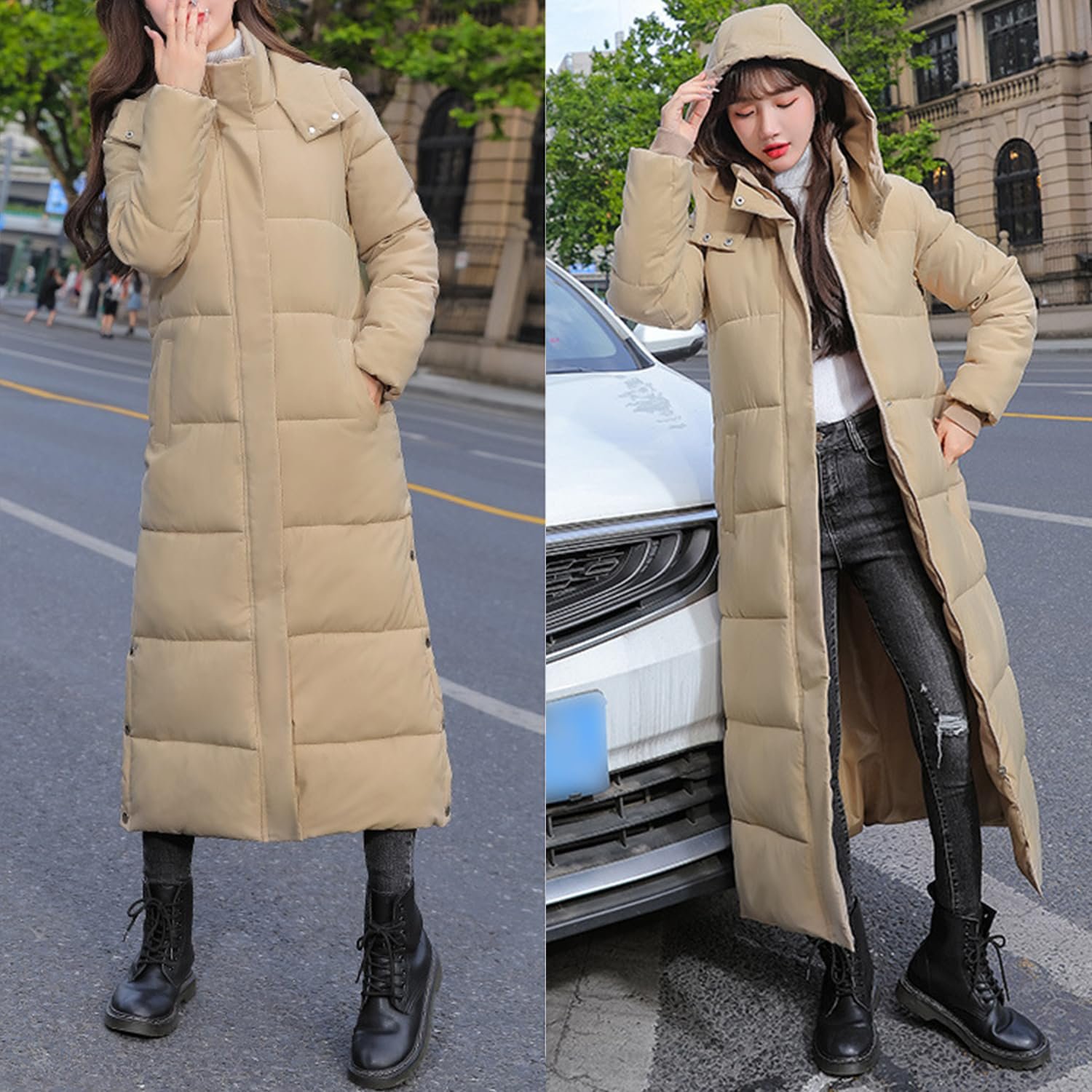 Пальто Petalum Женское Длинное С Капюшоном Зимнее, фото №5