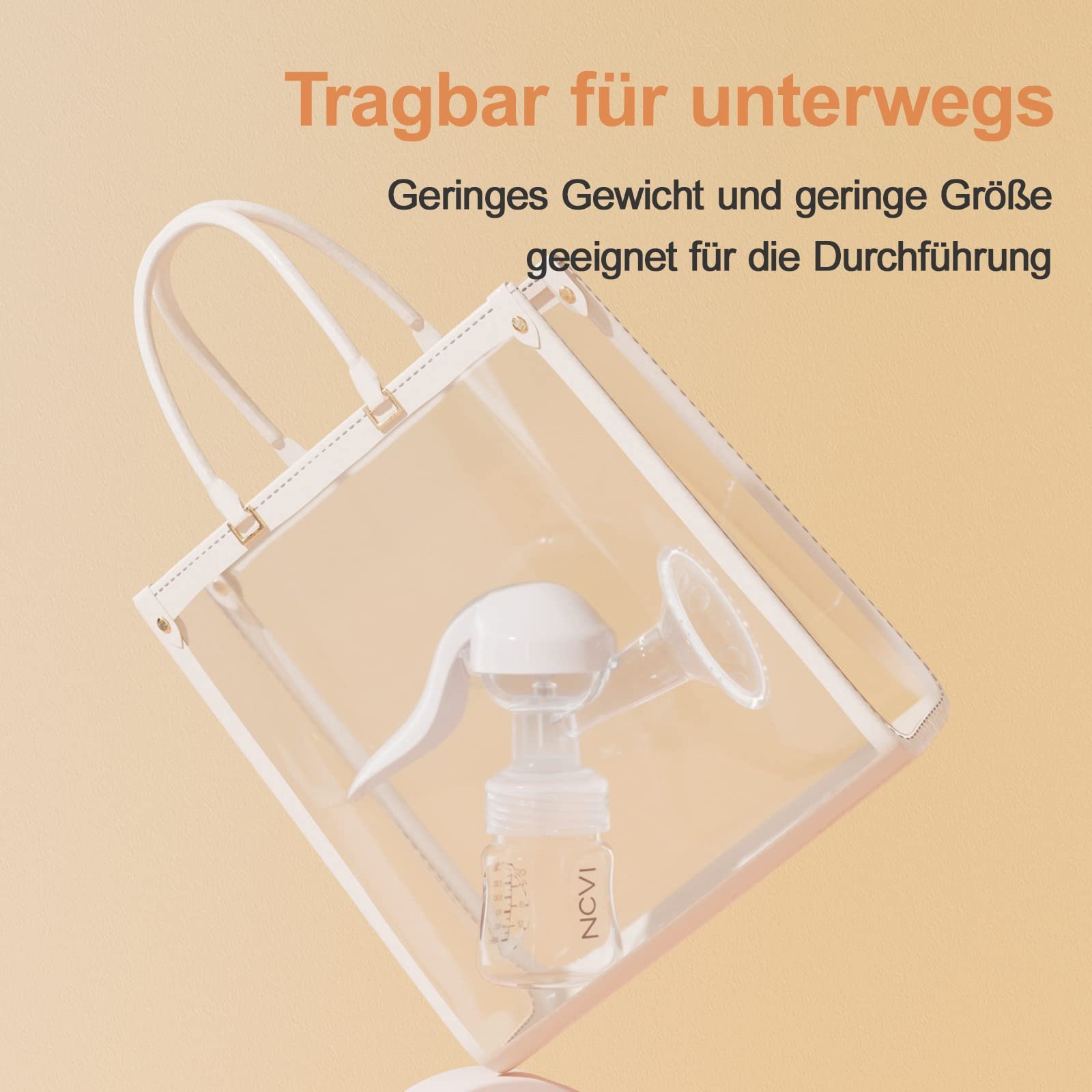 Ручной Молокоотсос NCVI с бутылочкой 150 мл, BPA Free, фото №5 Ручной Молокоотсос NCVI с бутылочкой 150 мл, BPA Free, фото №5