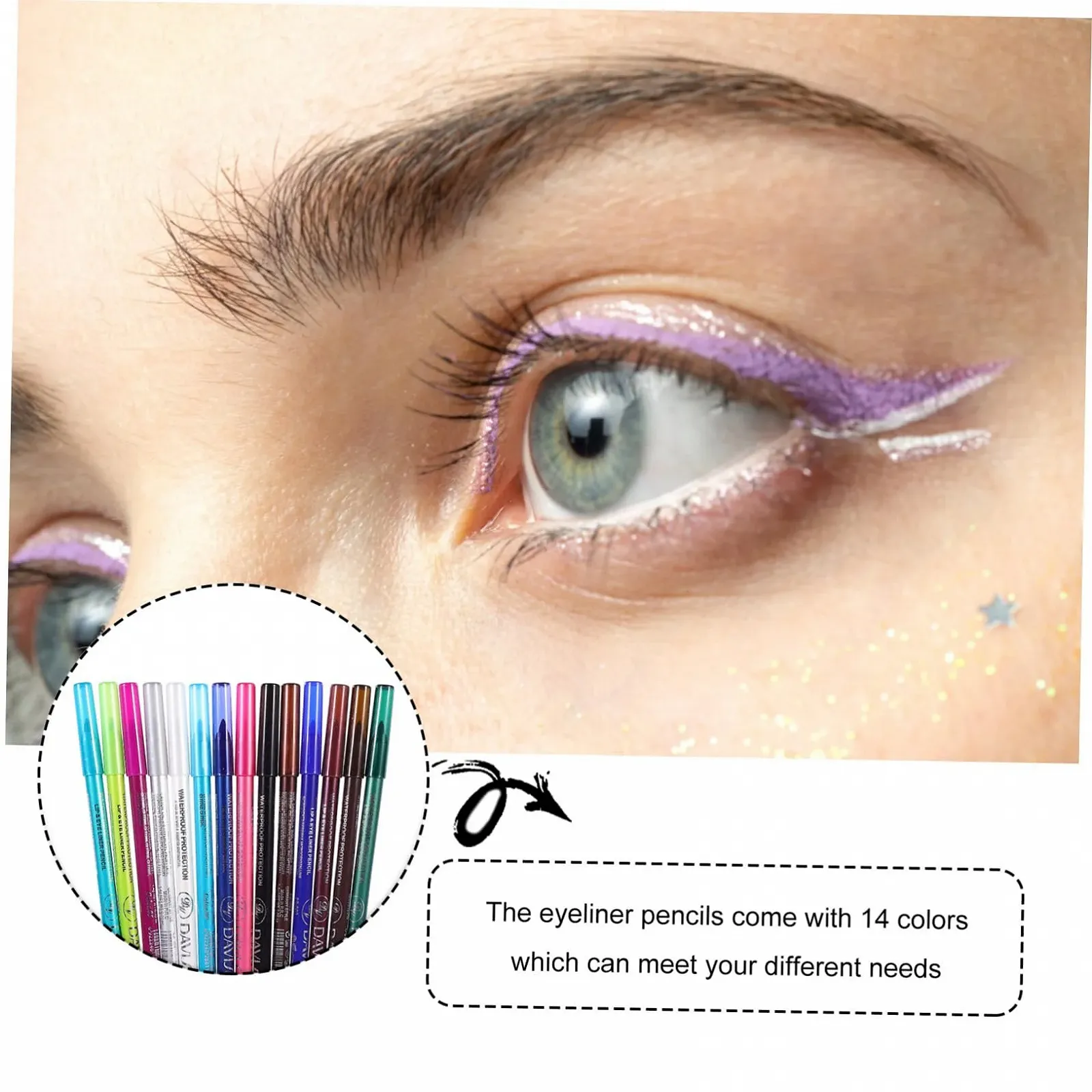 Олівець для очей Angoily Набір, фото №3 Олівець для очей Angoily Набір, фото №3