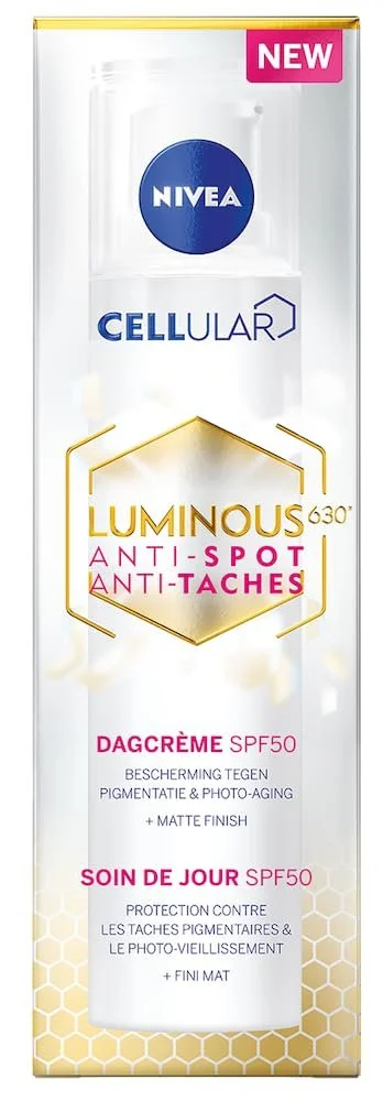 Денний крем NIVEA Cellular LUMINOUS630 Anti-Spot SPF 50 40 мл, фото №2 Денний крем NIVEA Cellular LUMINOUS630 Anti-Spot SPF 50 40 мл, фото №2