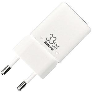 Швидка GaN зарядка 33W Remax RP-U26 PD+QC 1xType-c 1xUSB Білий - Фото 1