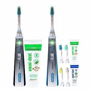 Ультразвукова зубна щітка emmi-dent Platinum Blue - Фото 1