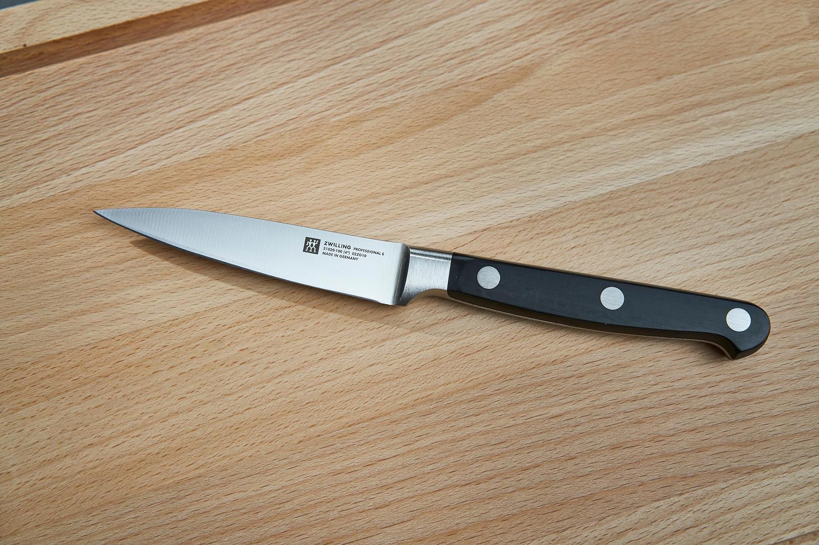 Набір ножів Zwilling Professional S, 3 шт., ніж для очищення/прикрашання, ніж для м'яса, ніж шеф-кухаря, спеціальна нержавіюча сталь, пластикова ручка, фото №10
