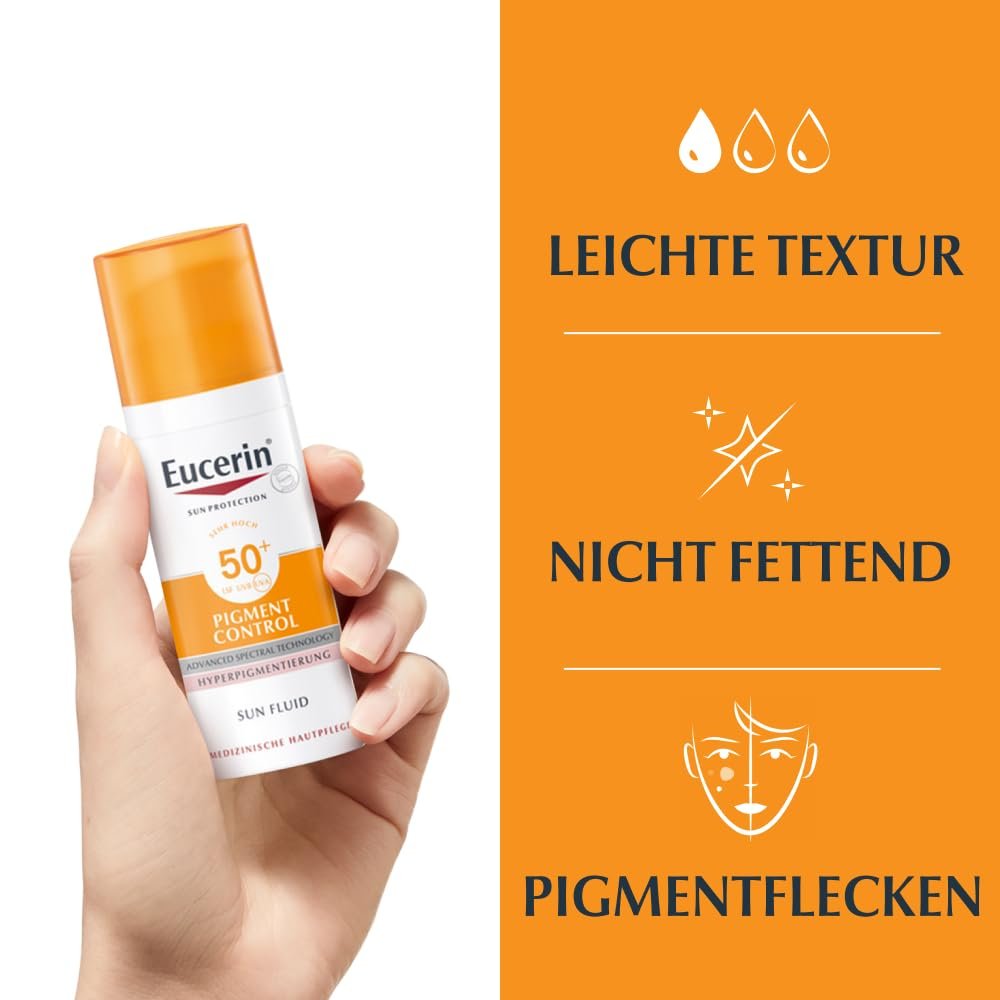 Сонцезахисний флюїд Eucerin Pigment Control SPF 50+ 50 мл, фото №3