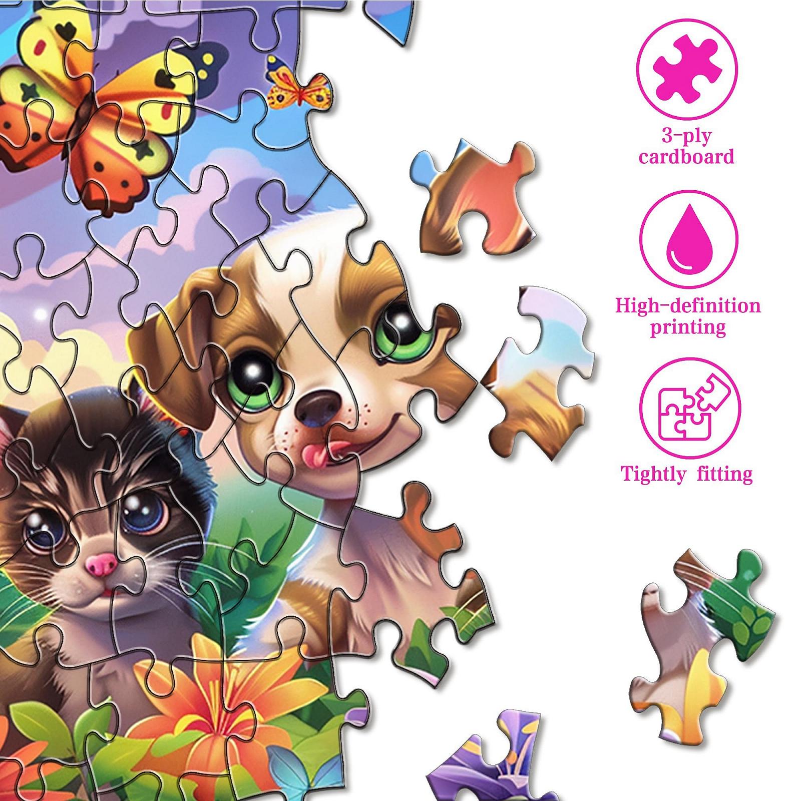 Пазл Щенки 1000 элементов 80 x 40 см, фото №4