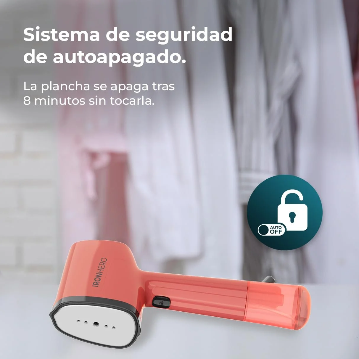 Вертикальный утюг Cecotec IronHero V-1500 Essential 1500W 25 г/мин Red, фото №6