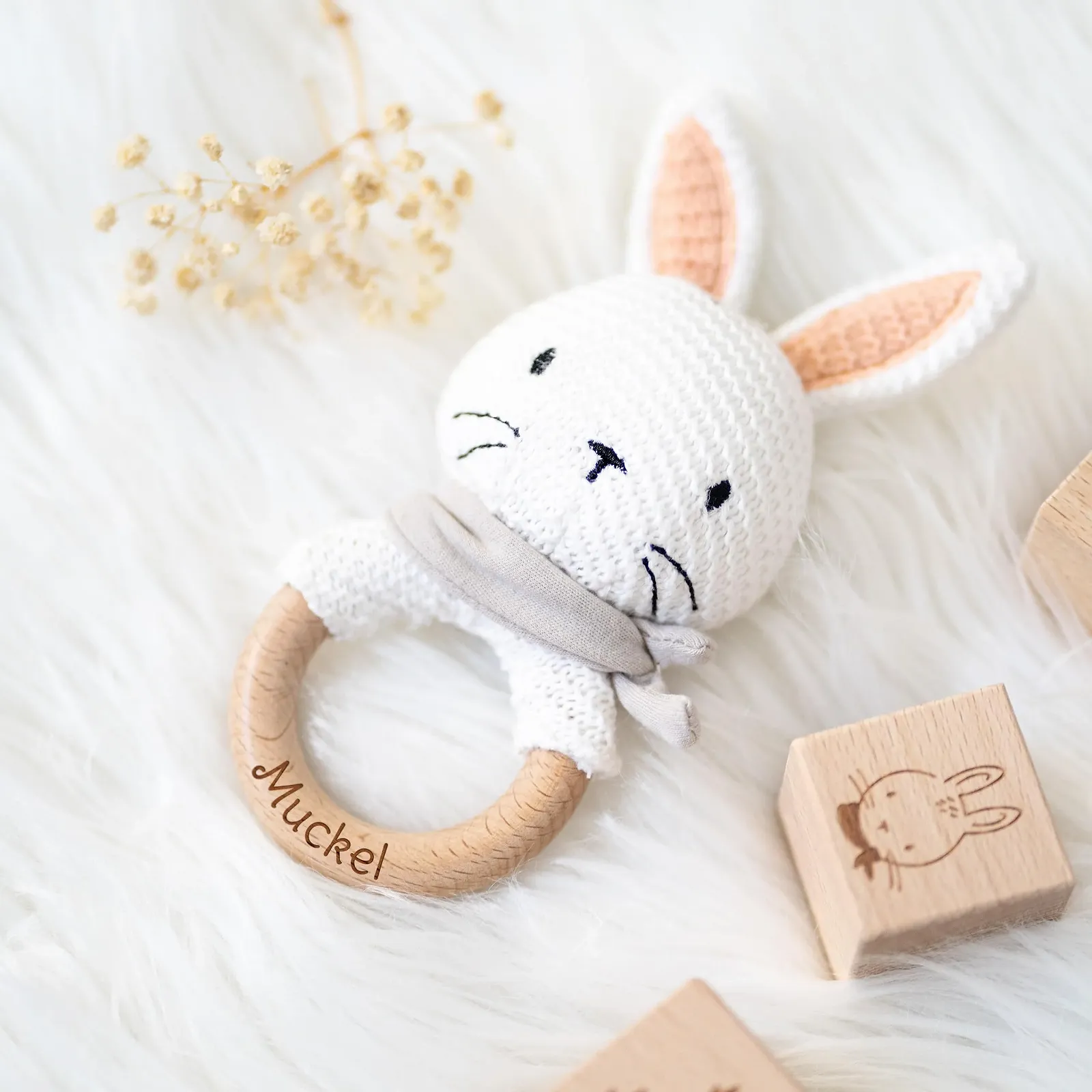 Деревянный прорезыватель для зубов Кролик, фото №4 Деревянный прорезыватель для зубов Кролик, фото №4