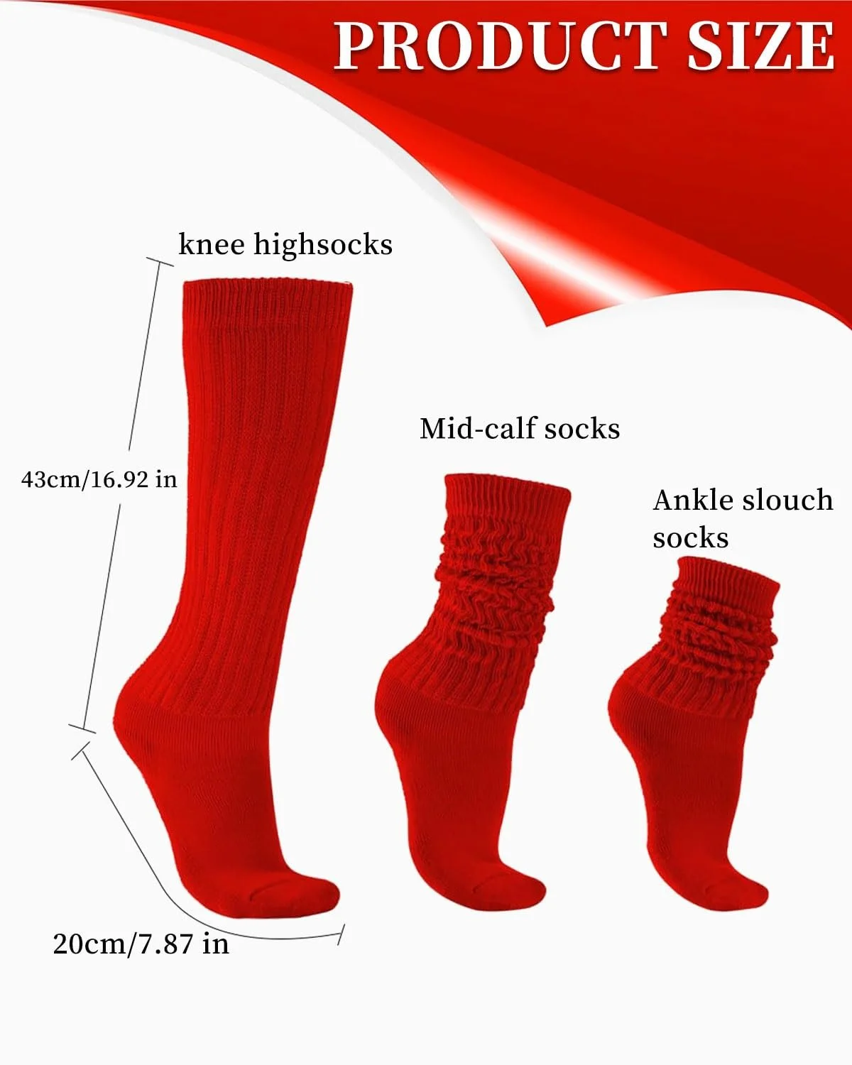 Шкарпетки Повсякденні В'язані Бавовняні, фото №2