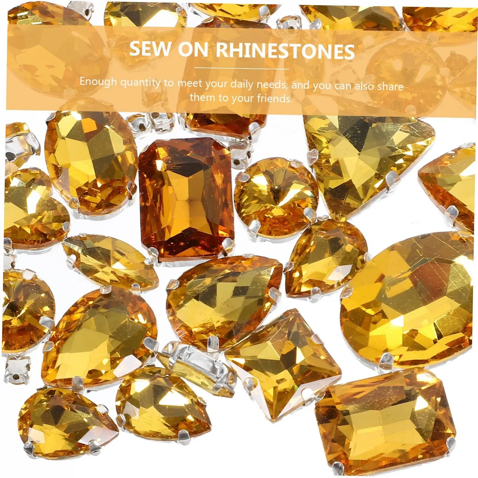 Стрази пришивні 1tasche Матові декоративні кристали для одягу та аксесуарів, фото №9