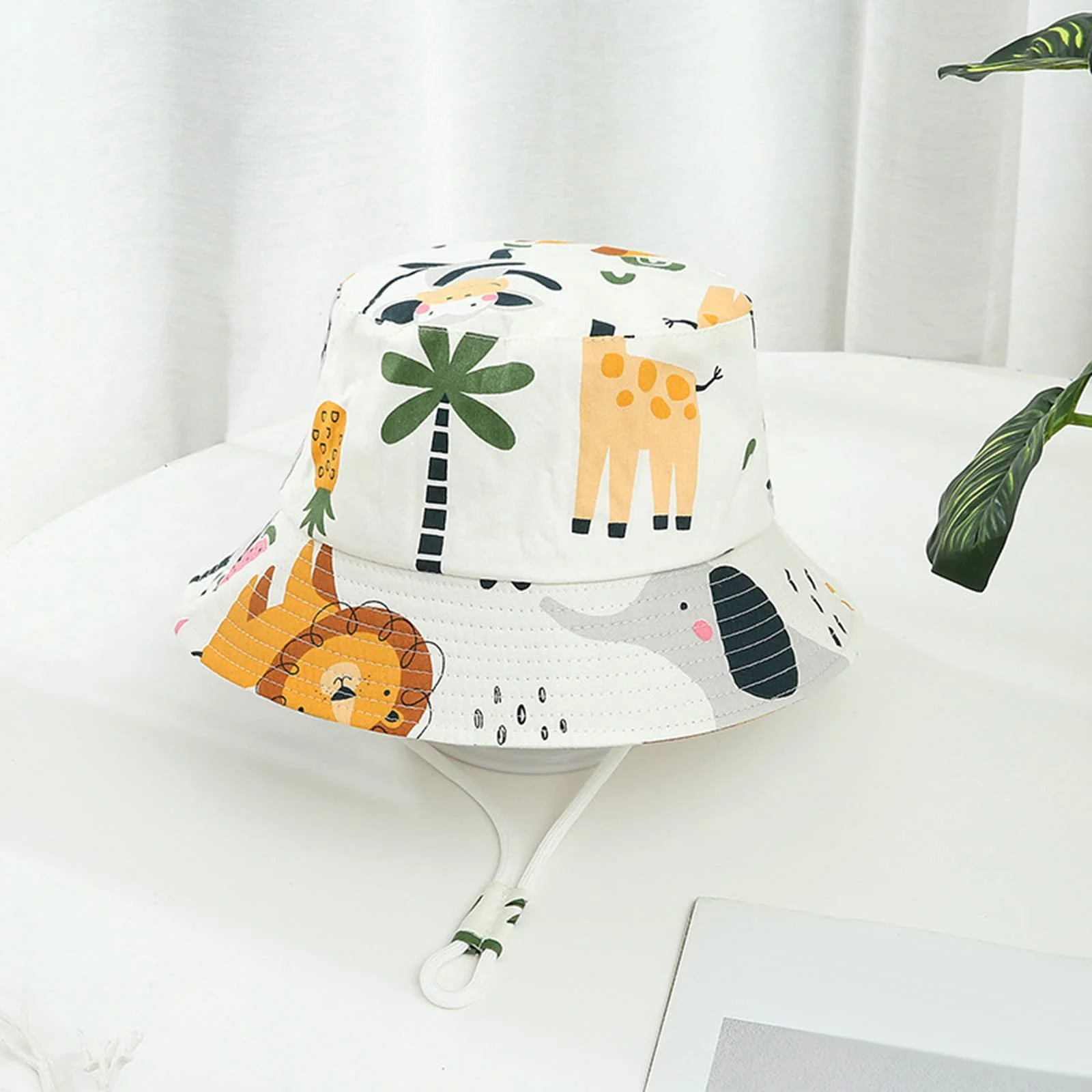 Панама Glücksvogel бавовняна з широкими крисами UPF 50+ та шнурком, фото №5