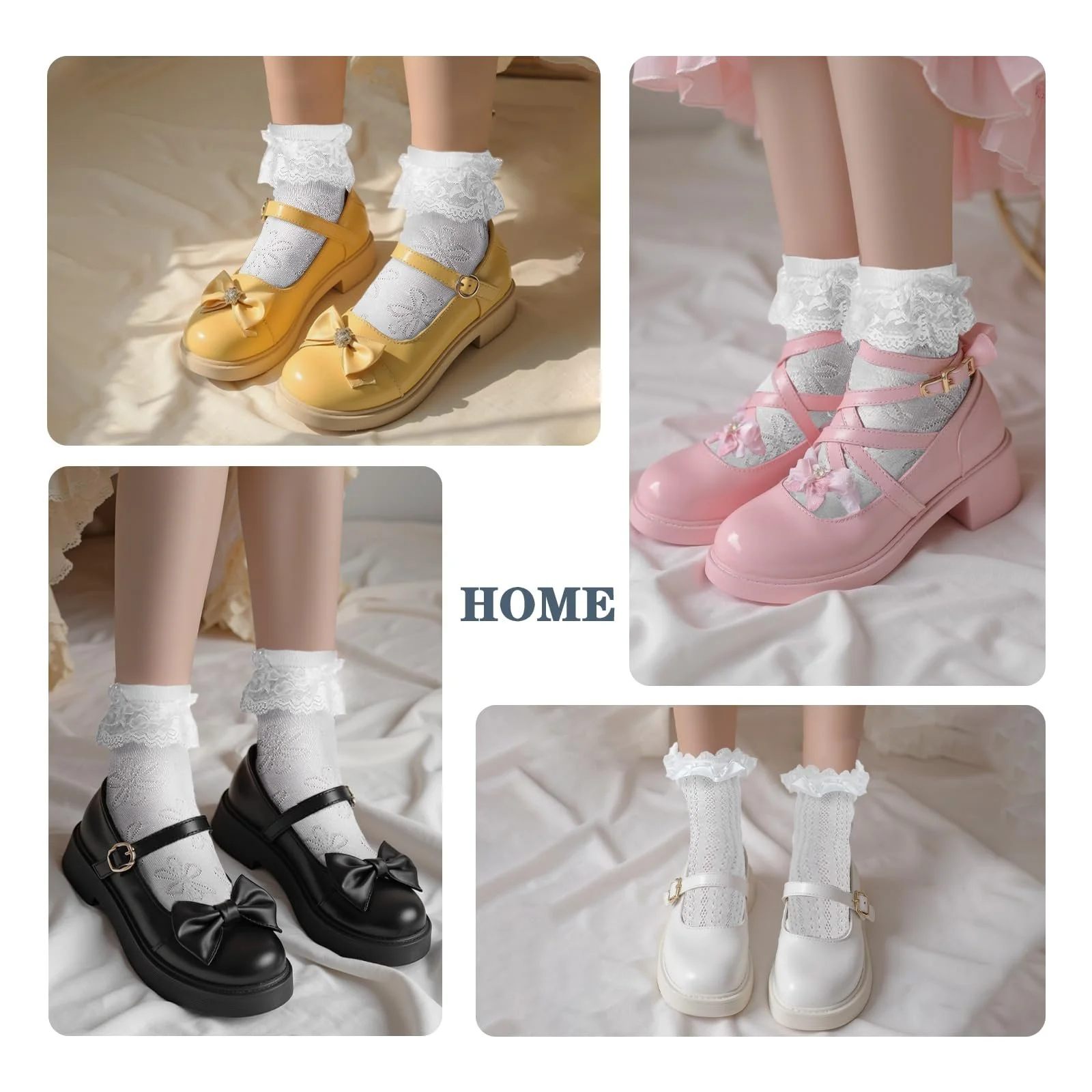 Кружевные носки с оборками, 2 пары, белые носки с оборками, милые мягкие хлопковые носки, белые носки с оборками, милые балетные носки для девочек, фото №8