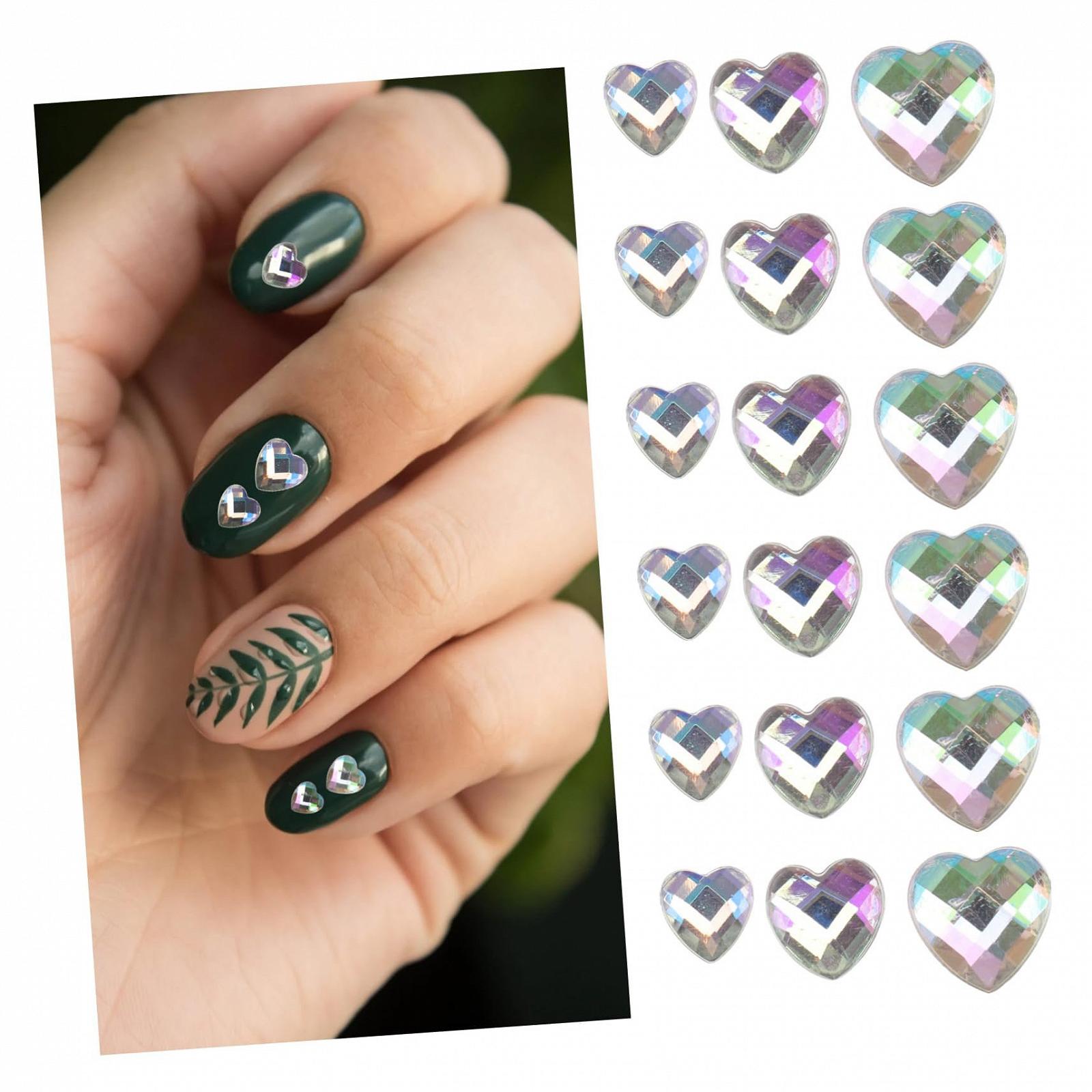 Украшение для ногтей FRCOLOR 3 набора Элегантный декор для ногтей Шарм для маникюра Модные украшения для ногтей, фото №3