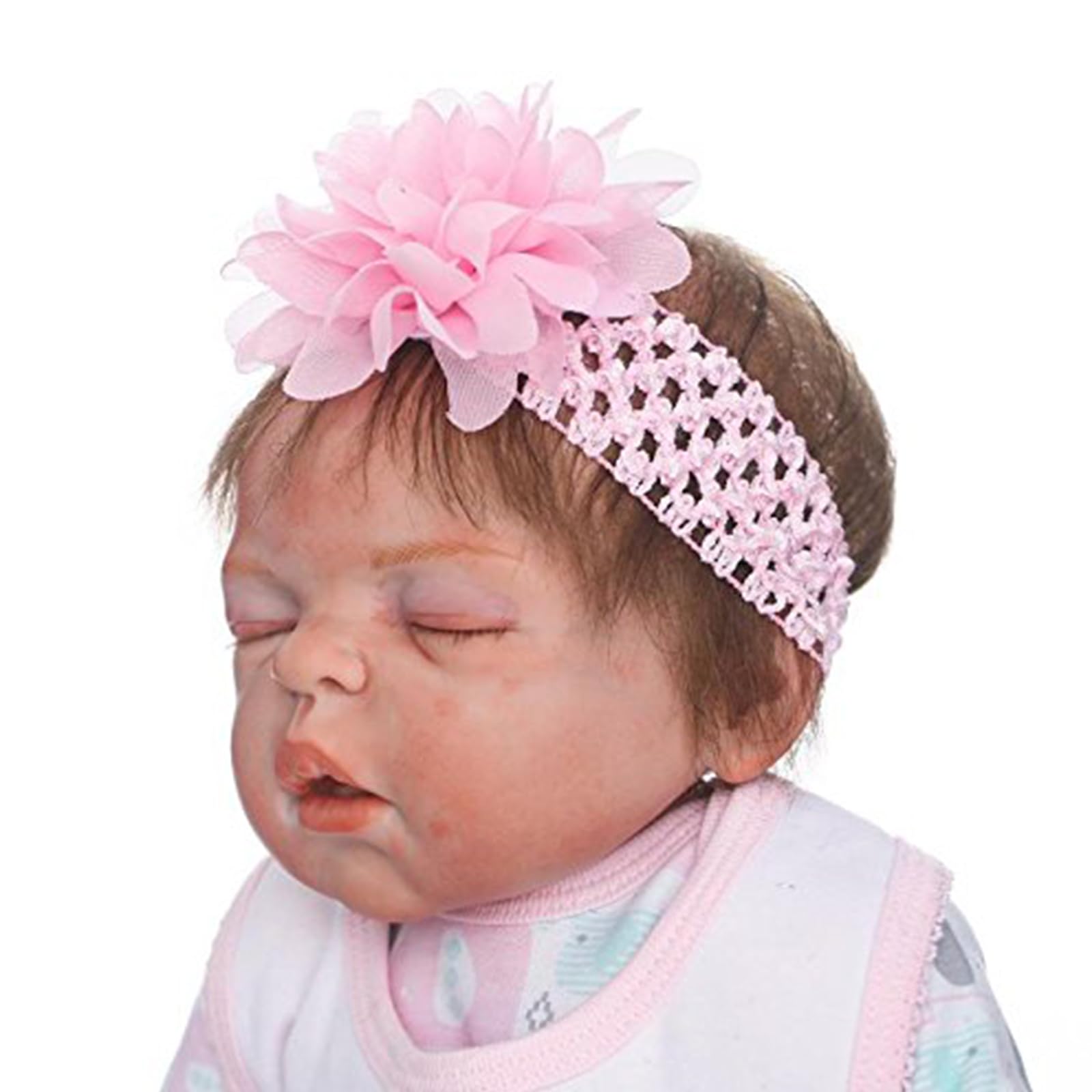 Кукла ZIYIUI 23 дюйма Full Body Silicone Reborn Girl Anatomically Correct Sleeping Baby Doll, фото №2