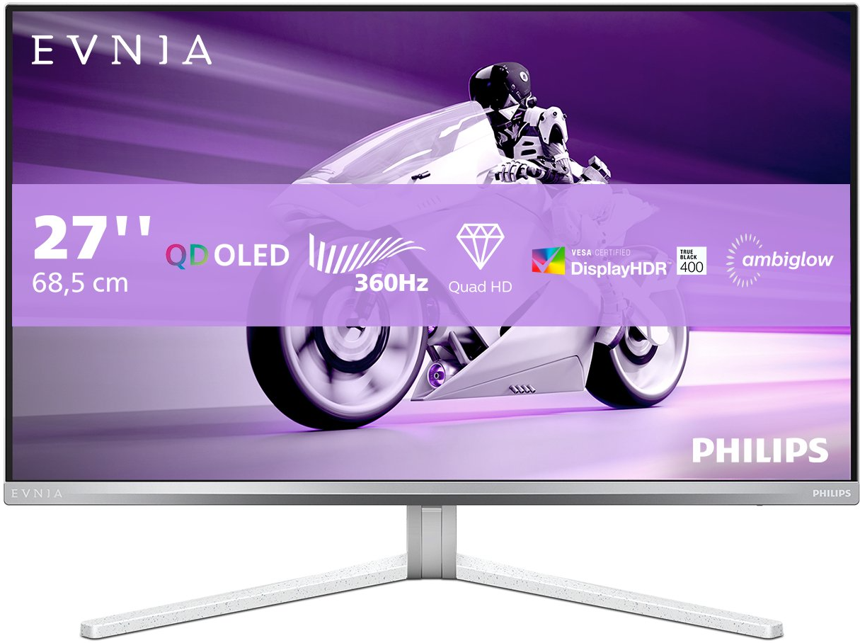 Монітор 26.5" Монітор PHILIPS Evnia 27M2N8500 2K OLED 360 Гц, фото №1