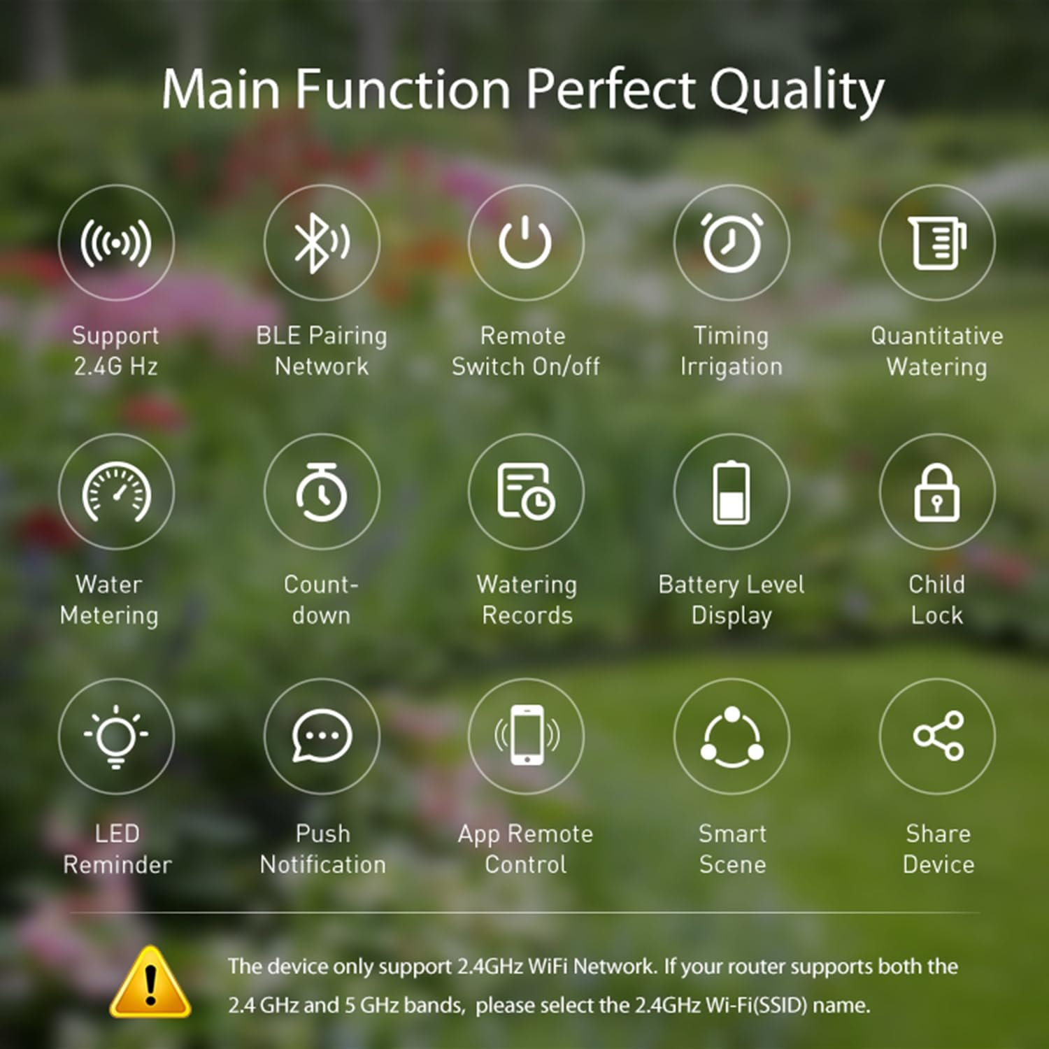 Таймер поливу WiFi Intelligent для садового шланга з дистанційним керуванням App та підтримкою Alexa, фото №7 Таймер поливу WiFi Intelligent для садового шланга з дистанційним керуванням App та підтримкою Alexa, фото №7