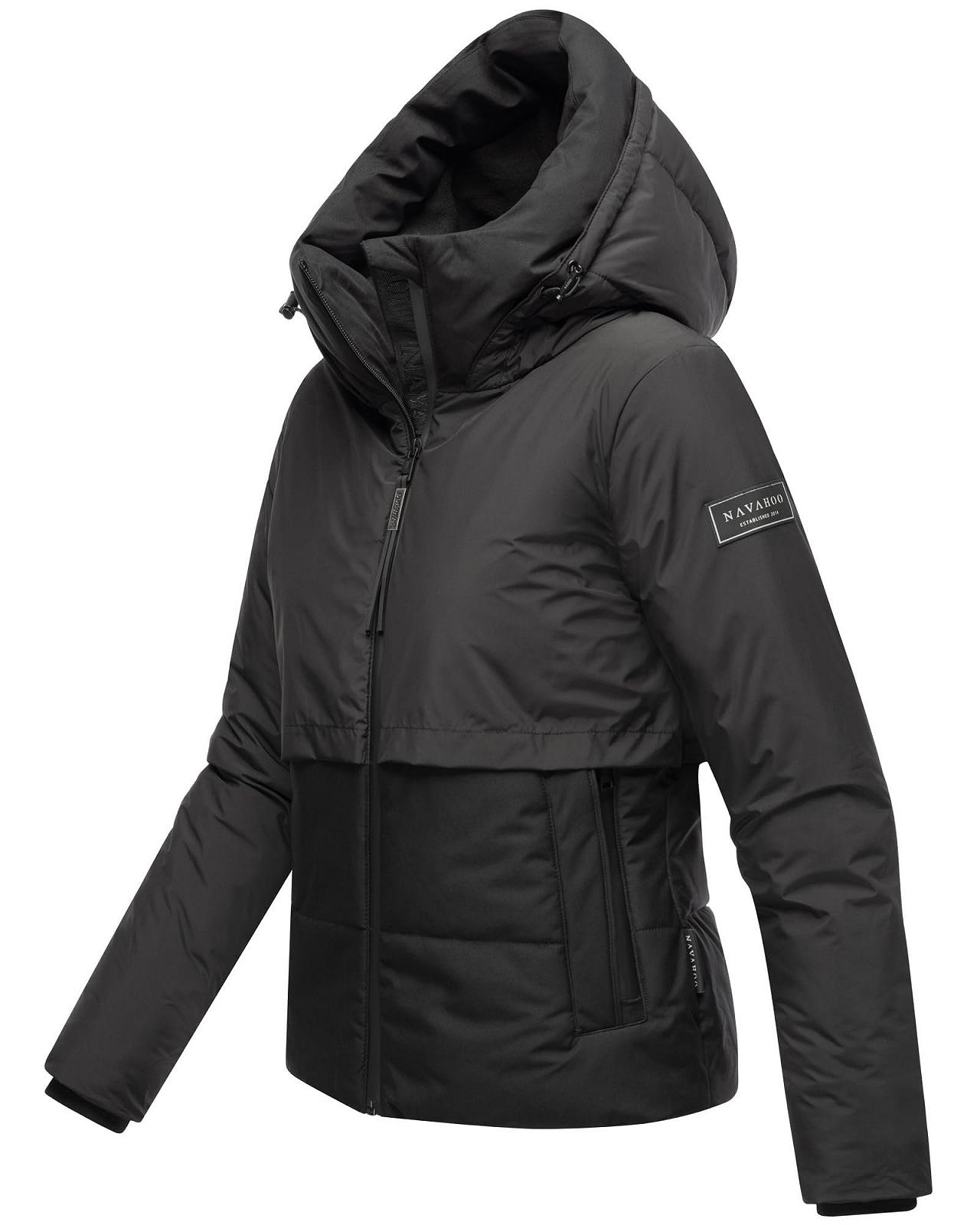 Зимняя Куртка Navahoo Quilted Short Outdoor Recycled Vegan Lined Stand-Up Collar Hood Love Chicks, фото №3