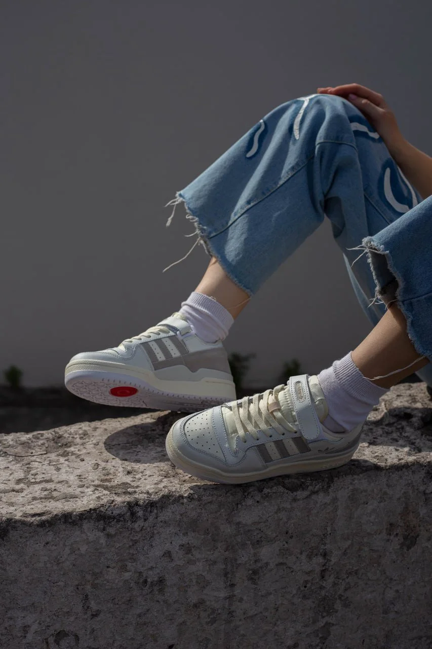 Кроссовки Adidas Forum Low White Gray 37, фото №4 Кроссовки Adidas Forum Low White Gray 37, фото №4