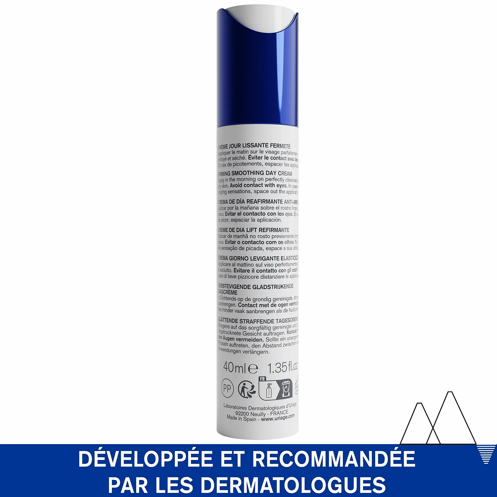 Денний крем Uriage Age Lift Smoothing Firming з ретинолом, гіалуроновою кислотою та олією ши 40 мл, фото №7 Денний крем Uriage Age Lift Smoothing Firming з ретинолом, гіалуроновою кислотою та олією ши 40 мл, фото №7