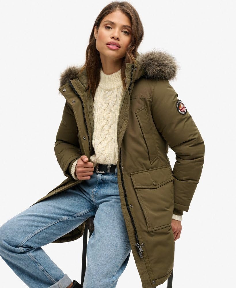 Парка Superdry Everest с искусственным мехом для женщин, фото №5 Парка Superdry Everest с искусственным мехом для женщин, фото №5