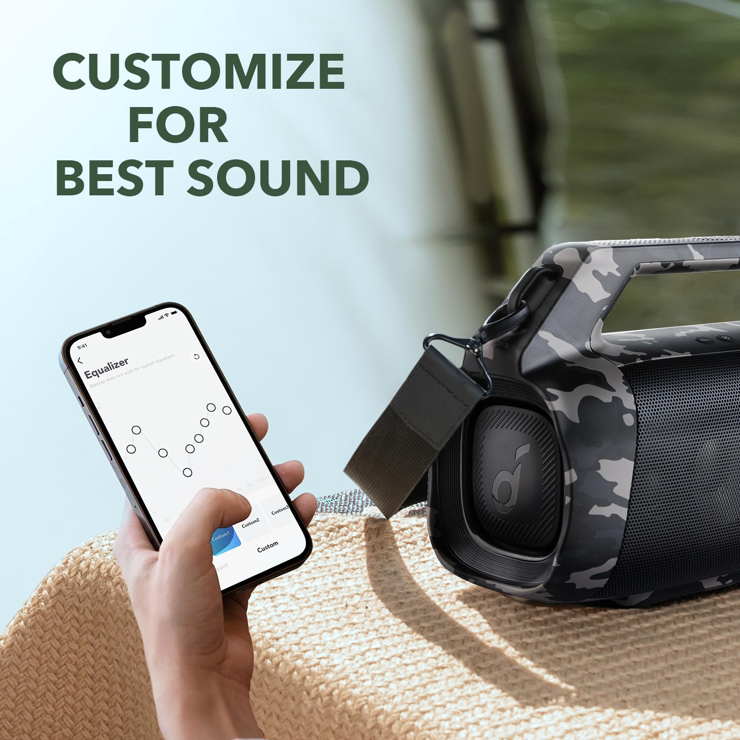 Колонка Soundcore Anker Motion Boom Plus 80W IP67 Черный, фото №6