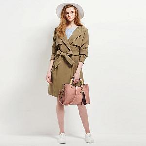 Сумка с короткими ручками NICOLE&DORIS Женская Сумка через плечо Сумка-тоут с кисточкой для женщин из искусственной кожи synthetic.ua - Фото 1