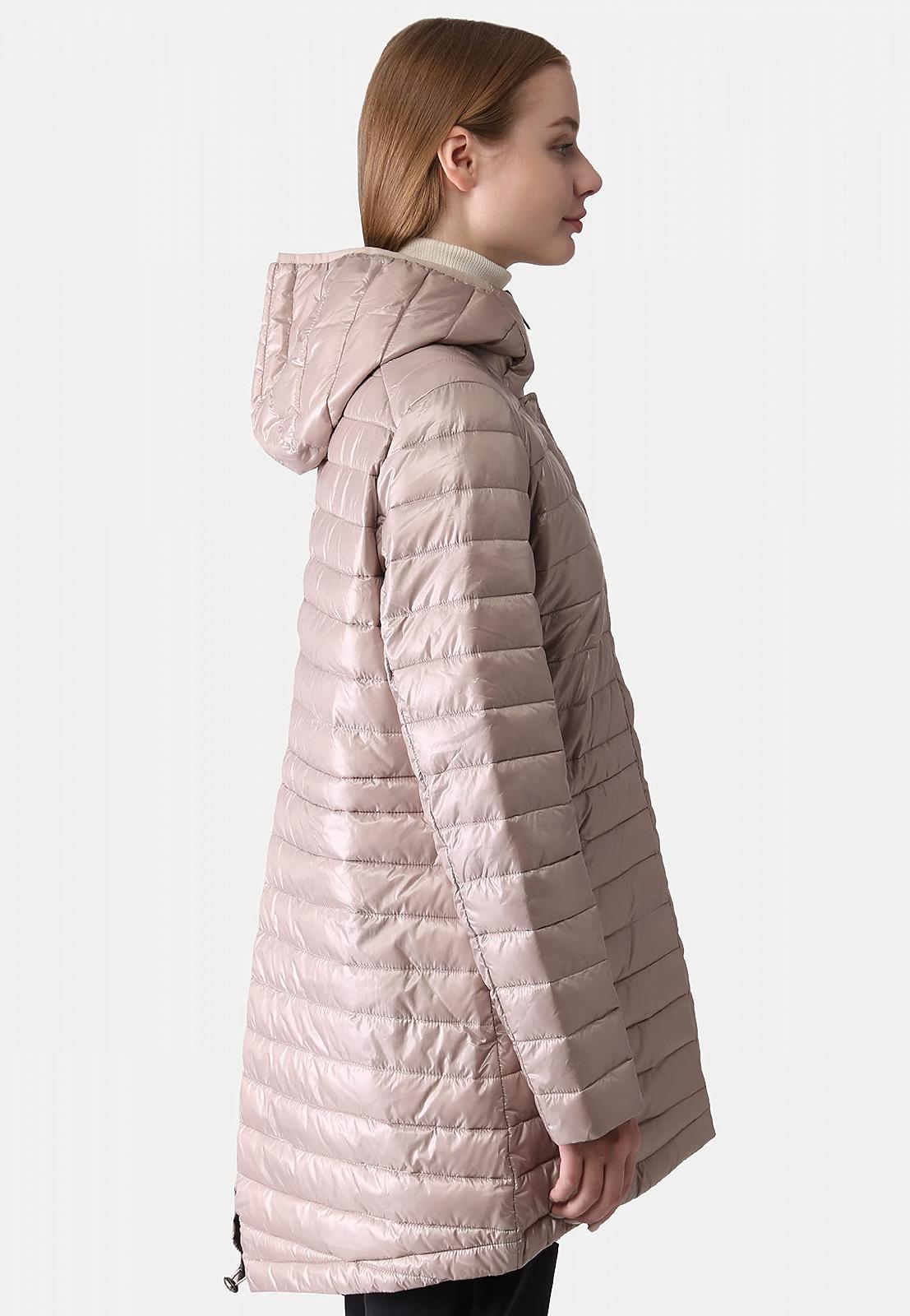 Легкое стеганое пальто с капюшоном для женщин ppep, фото №6
