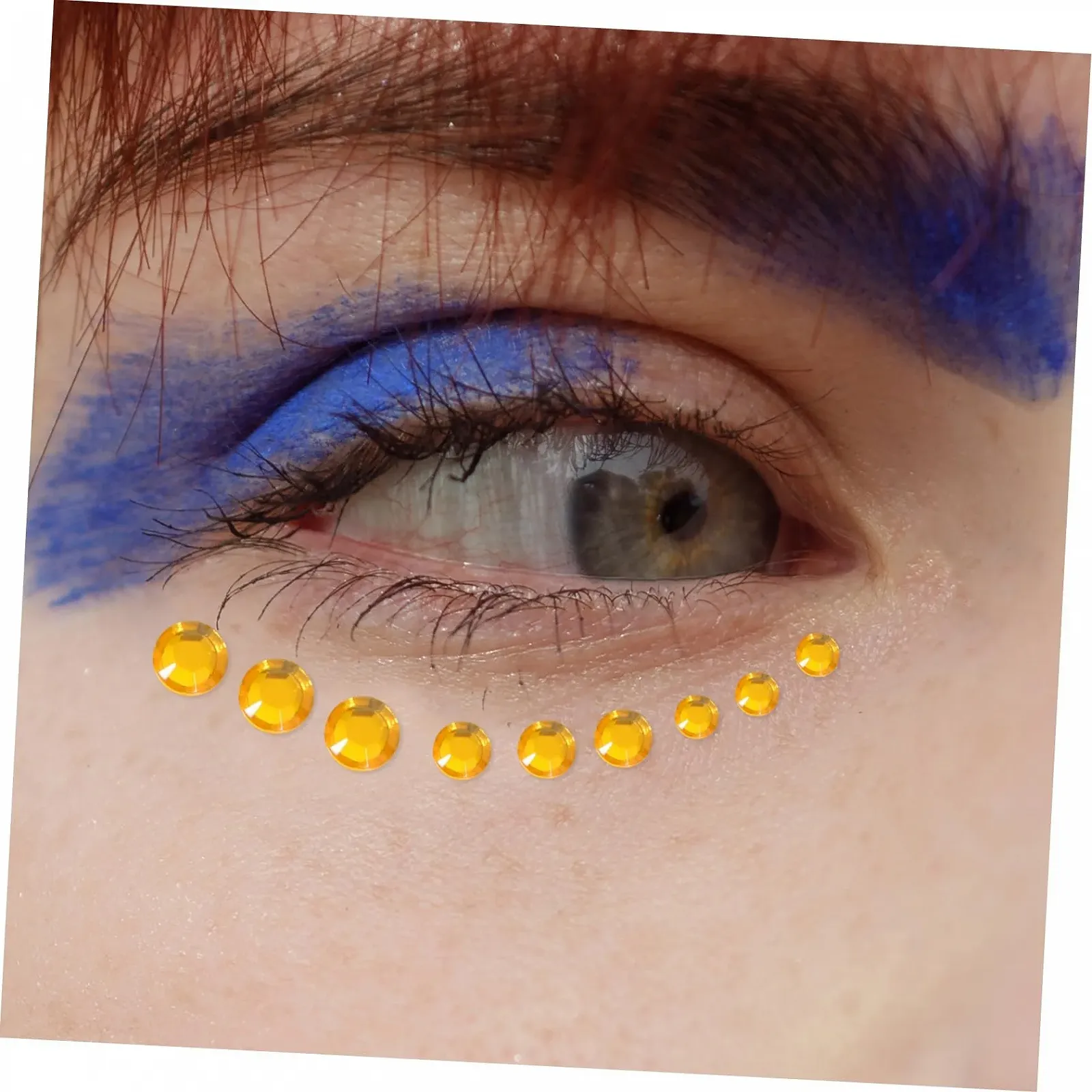 Стразы для ногтей minkissy 6 листов, самоклеящиеся стразы для лица, блестящие наклейки для DIY, хрустальные наклейки для рукоделия, фото №4