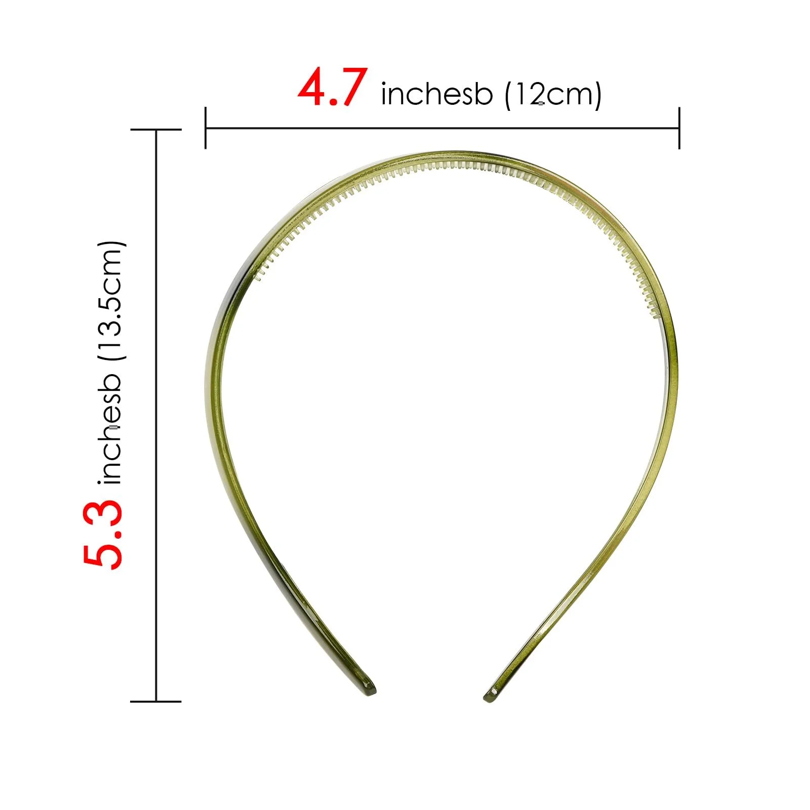 Набор обручей для волос Пластик 4 шт., фото №4