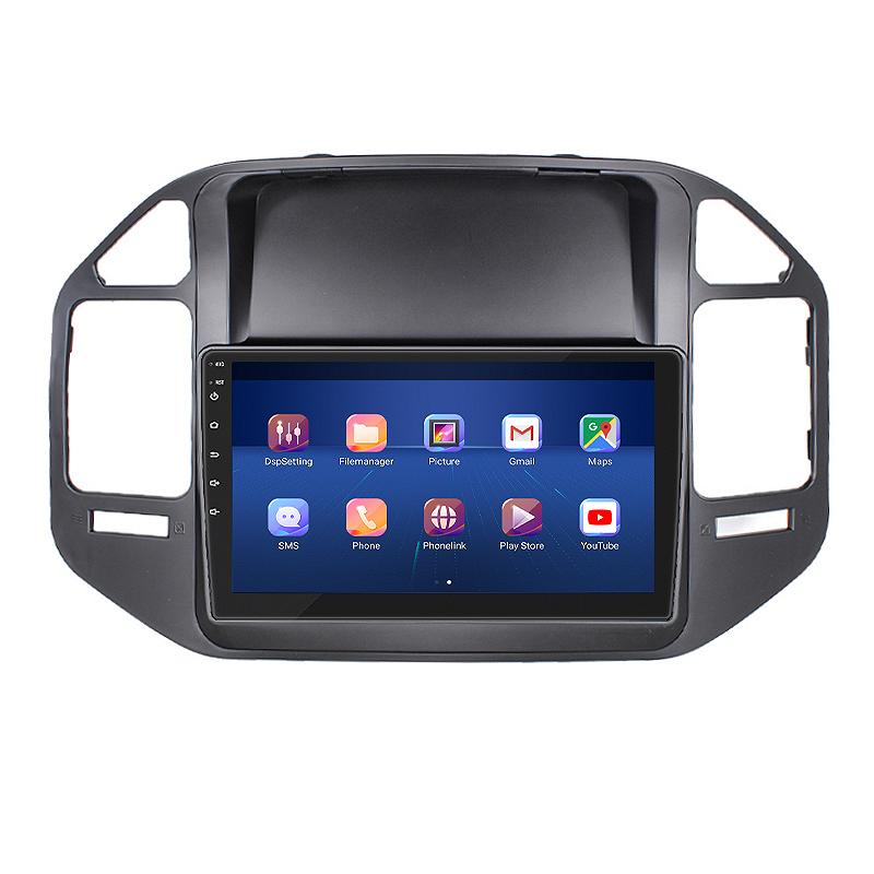 Штатна магнітола Lesko для Mitsubishi Pajero III 1999-2002 екран 9 6/128Gb 4G Wi-Fi GPS Top, фото №2