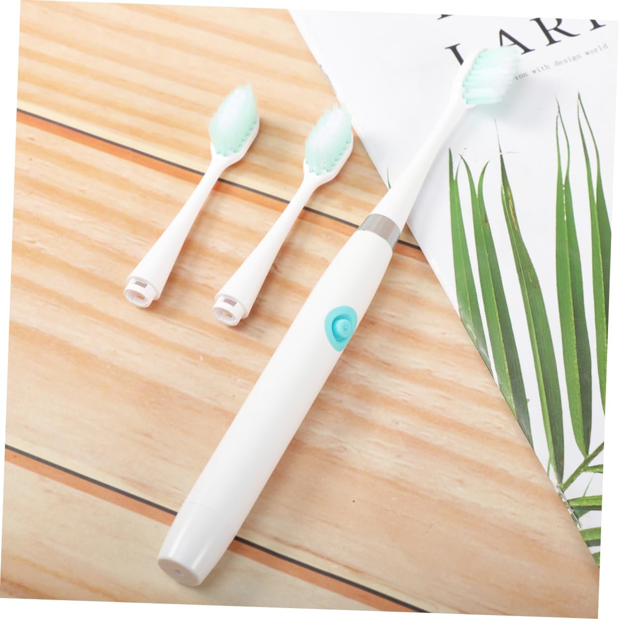 Дитяча електрична звукова зубна щітка Gatuida Дорожня на батарейках, фото №4