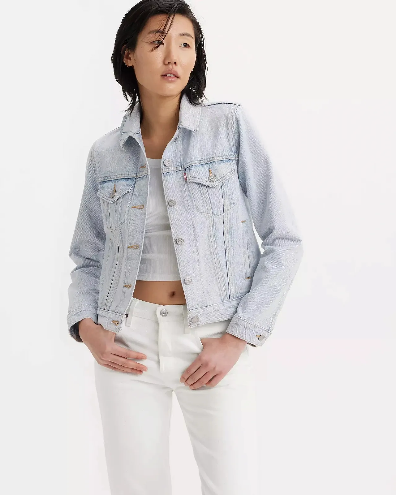 Жіноча джинсова куртка LEVIS ORIGINAL TRUCKER Feeling Cheeky - S, фото №1