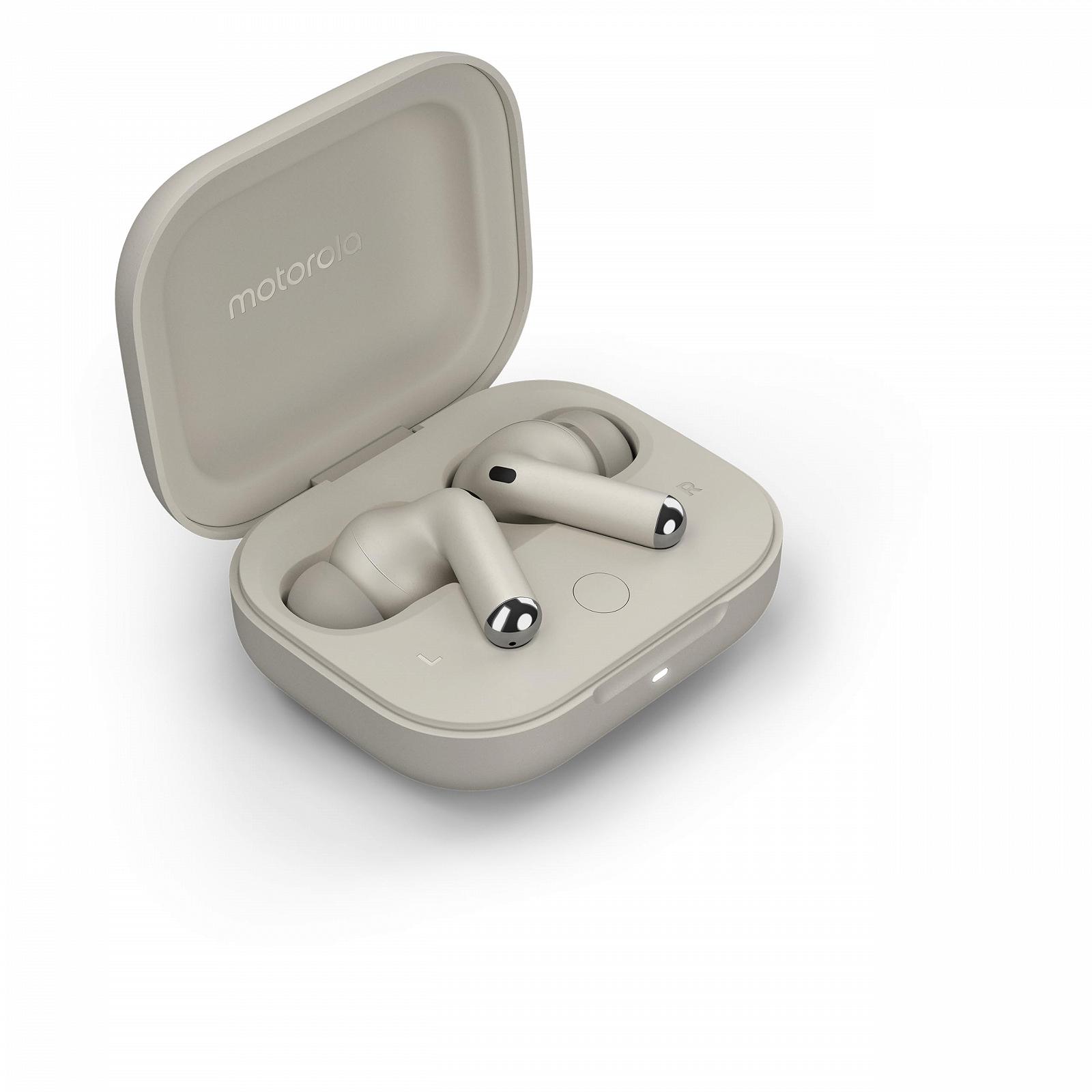 Навушники Motorola Mobility Moto Buds+ Sound by Bose Beach Sand, фото №3