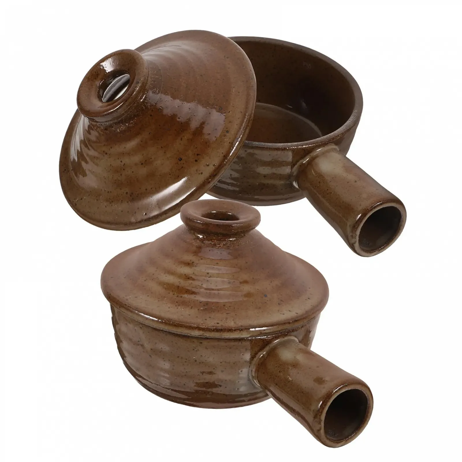 Набор кастрюль для микроволновой печи Amosfun Керамический С крышкой 2 шт., фото №1